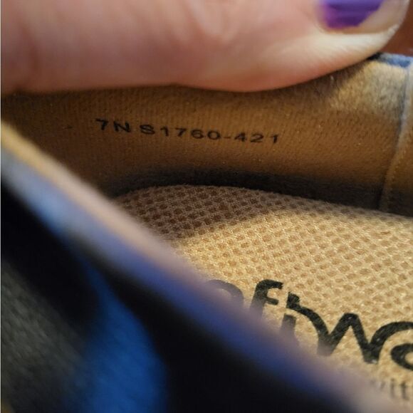 Softwalk Napa Womens Blue Extra Wide Mary Jane Flats Shoes, Size 7 - Picture 10 of 11